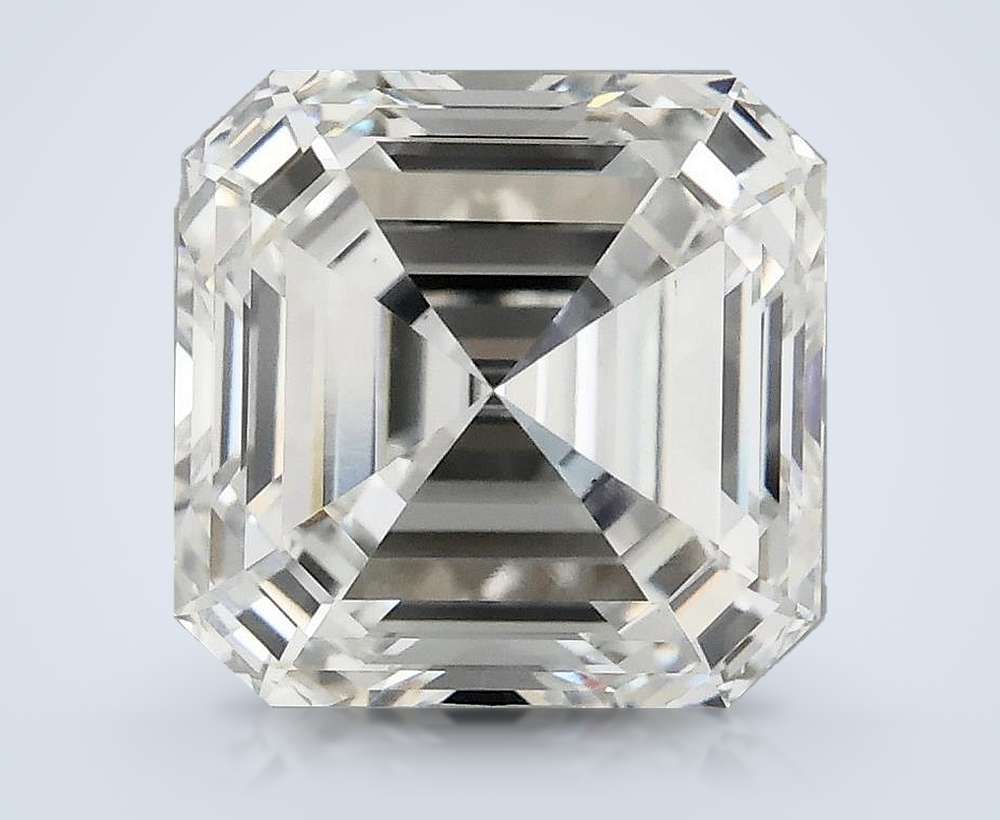 4.09ct F VS1 Excellent Cut Asscher Lab Grown Diamond