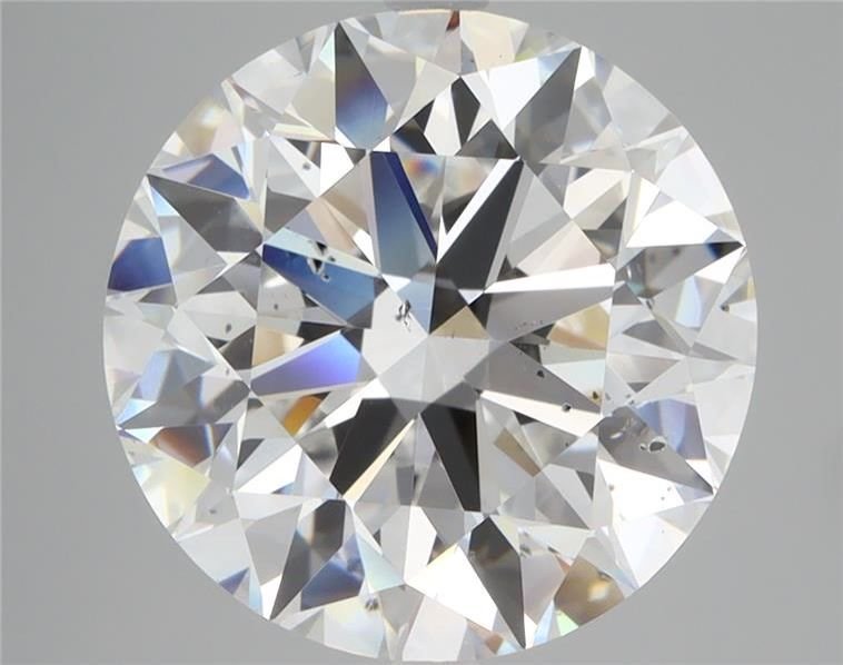 7.57ct E SI1 Rare Carat Ideal Cut Round Diamond