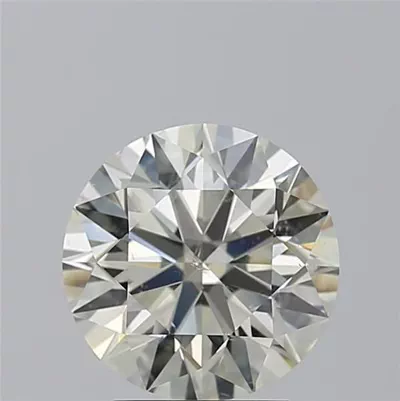 3.01ct K SI2 Rare Carat Ideal Cut Round Diamond