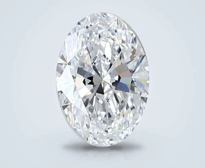 1.05ct D VVS2 Rare Carat Ideal Cut Oval Lab Grown Diamond