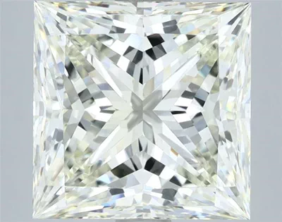 5.07ct K VVS1 Rare Carat Ideal Cut Princess Diamond