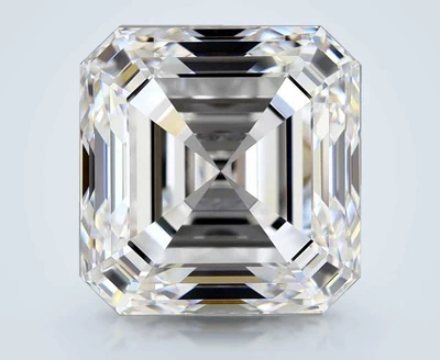 5.01ct E VS1 Rare Carat Ideal Cut Asscher Diamond