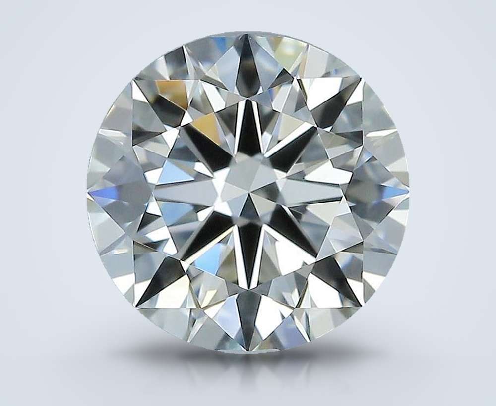 1.76ct J IF Rare Carat Ideal Cut Round Diamond