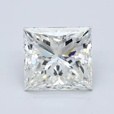 5.11ct J VS2 Very Good Cut Princess Diamond