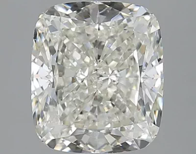 3.02ct K SI2 Rare Carat Ideal Cut Cushion Diamond