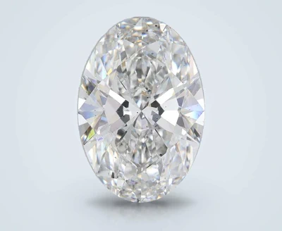 11.02ct F SI1 Rare Carat Ideal Cut Oval Lab Grown Diamond