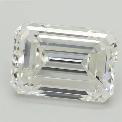 5.21ct E VVS2 Very Good Cut Emerald Lab Grown Diamond