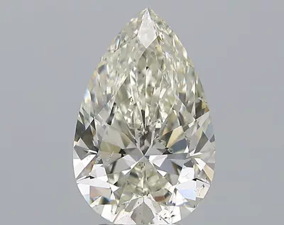 3.52ct K SI2 Rare Carat Ideal Cut Pear Diamond