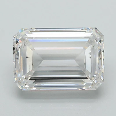 5.00ct E VS2 Rare Carat Ideal Cut Emerald Lab Grown Diamond