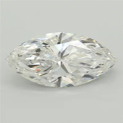 3.02ct E VVS2 Rare Carat Ideal Cut Marquise Lab Grown Diamond