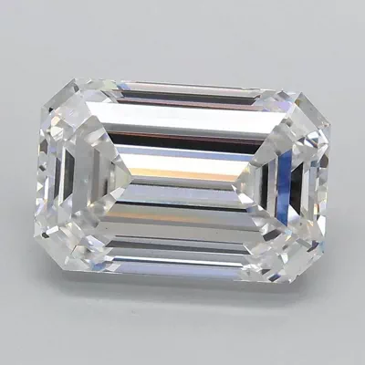 2.06ct E VS1 Rare Carat Ideal Cut Emerald Lab Grown Diamond