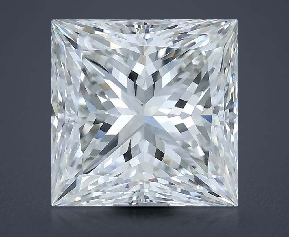 2.50ct I SI1 Rare Carat Ideal Cut Princess Diamond