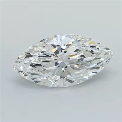 3.00ct E VS1 Rare Carat Ideal Cut Marquise Lab Grown Diamond
