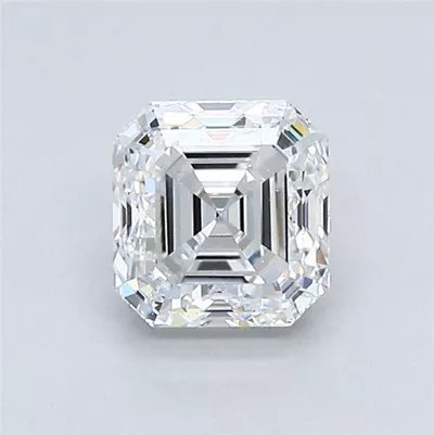 1.01ct D VVS2 Very Good Cut Asscher Diamond