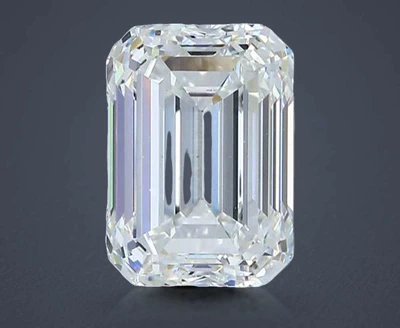 2.51ct H VS1 Rare Carat Ideal Cut Emerald Diamond