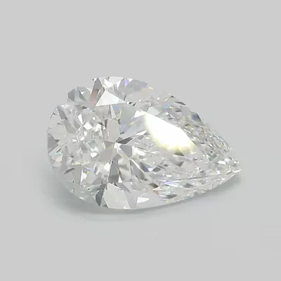 3.76ct E VS1 Rare Carat Ideal Cut Pear Lab Grown Diamond