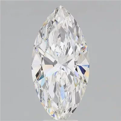 6.55ct F VS1 Rare Carat Ideal Cut Marquise Lab Grown Diamond