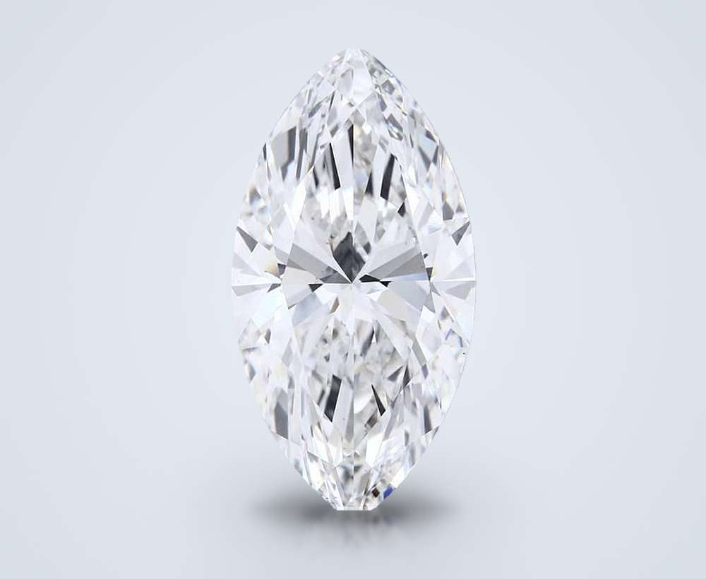 24.08ct F VS1 Rare Carat Ideal Cut Marquise Lab Grown Diamond