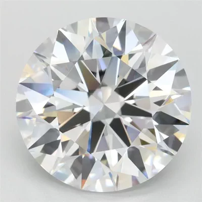 4.14ct D IF Rare Carat Ideal Cut Round Lab Grown Diamond