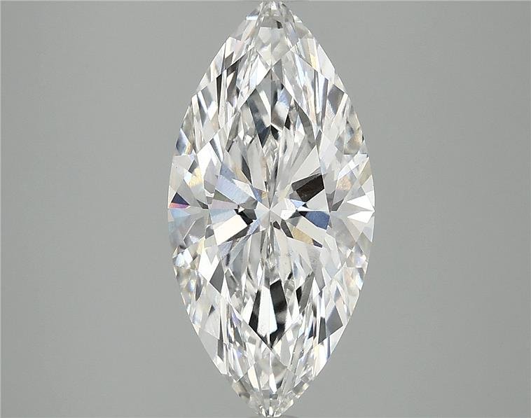 3.07ct G VS2 Rare Carat Ideal Cut Marquise Lab Grown Diamond