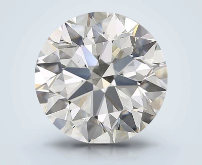 3.73ct I SI1 Rare Carat Ideal Cut Round Diamond