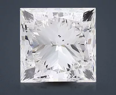8.01ct F VS2 Excellent Cut Princess Lab Grown Diamond
