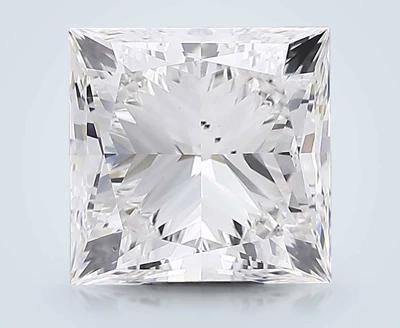 8.01ct F VS2 Excellent Cut Princess Lab Grown Diamond