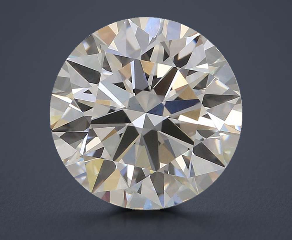 2.57ct F VS1 Rare Carat Ideal Cut Round Lab Grown Diamond