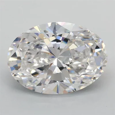 3.00ct E VVS2 Rare Carat Ideal Cut Oval Lab Grown Diamond