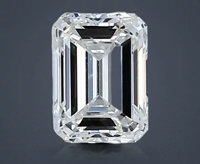 0.50ct E SI1 Rare Carat Ideal Cut Emerald Diamond