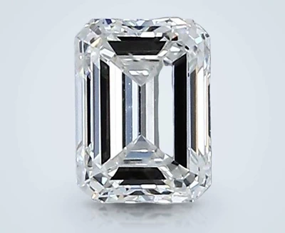 0.50ct E SI1 Rare Carat Ideal Cut Emerald Diamond