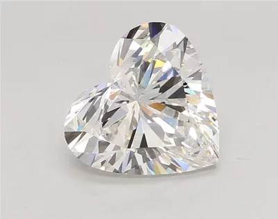 3.53ct F VVS2 Very Good Cut Heart Lab Grown Diamond