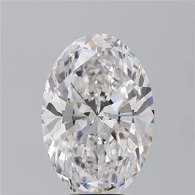 7.02ct D VS1 Rare Carat Ideal Cut Oval Diamond