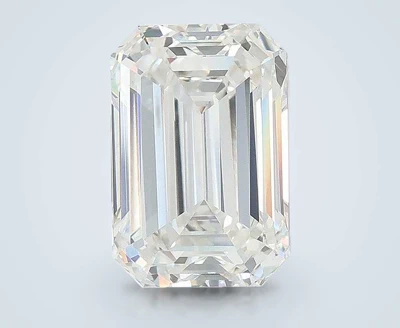 5.07ct G VVS2 Rare Carat Ideal Cut Emerald Lab Grown Diamond