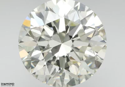 3.38ct K VS1 Rare Carat Ideal Cut Round Diamond