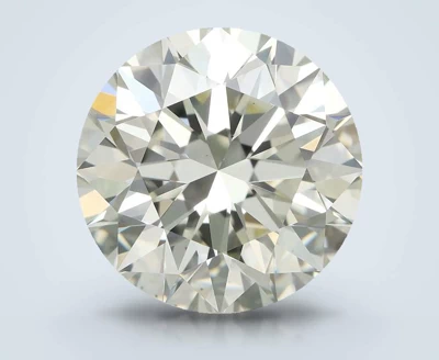 3.38ct K VS1 Rare Carat Ideal Cut Round Diamond