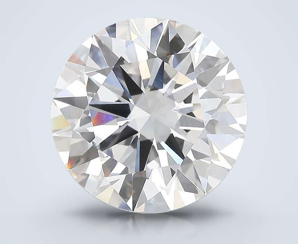 7.02ct D VVS2 Rare Carat Ideal Cut Round Lab Grown Diamond