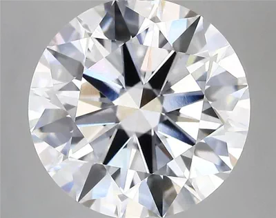 6.06ct D VVS2 Rare Carat Ideal Cut Round Lab Grown Diamond