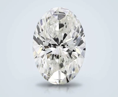 5.01ct H VS2 Very Good Cut Oval Lab Grown Diamond