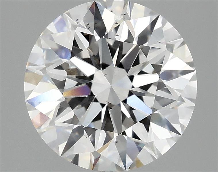 3.08ct F SI1 Excellent Cut Round Lab Grown Diamond