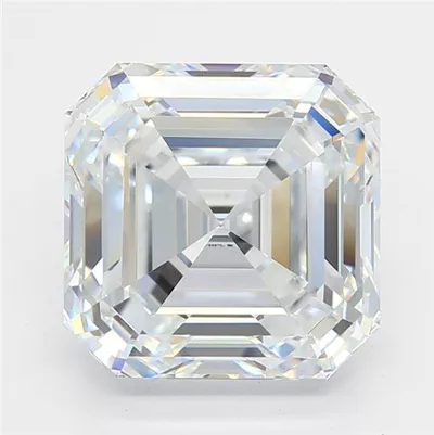 4.13ct E VVS1 Rare Carat Ideal Cut Asscher Lab Grown Diamond