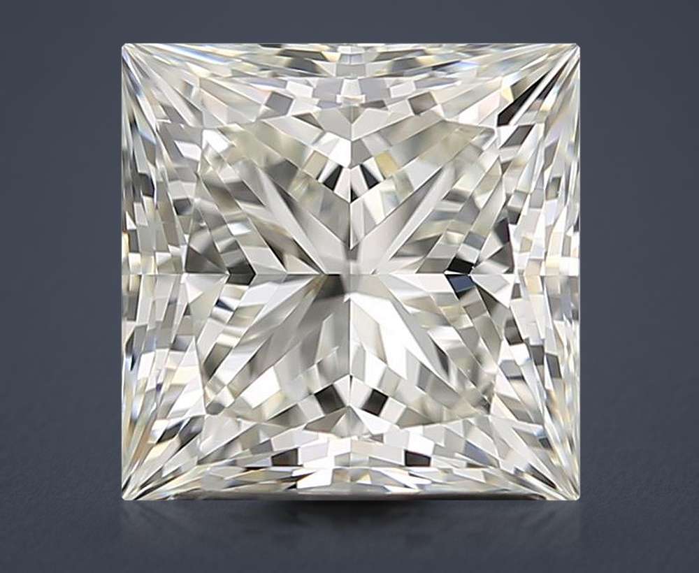 2.21ct J VS2 Rare Carat Ideal Cut Princess Diamond