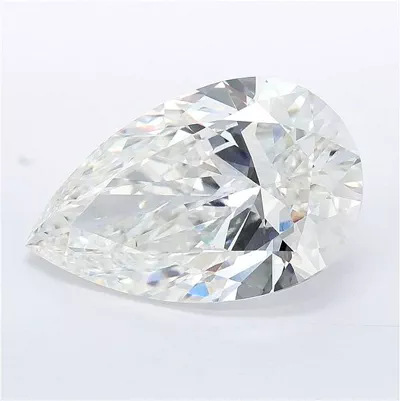 10.54ct F VVS2 Rare Carat Ideal Cut Pear Lab Grown Diamond