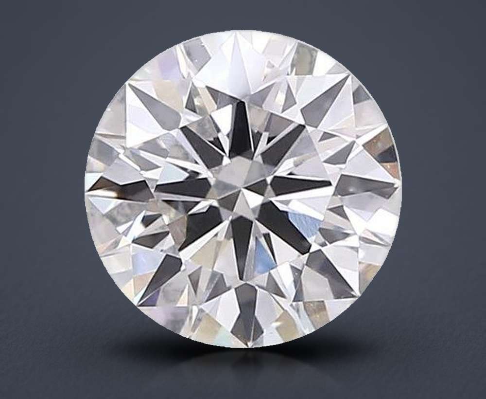2.04ct H VVS2 Rare Carat Ideal Cut Round Lab Grown Diamond
