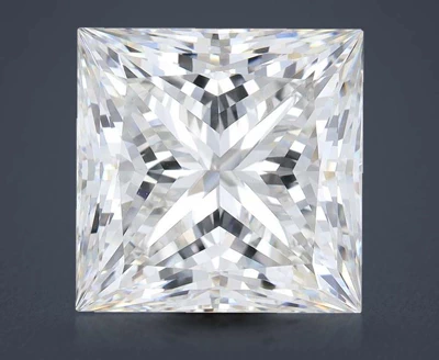 10.08ct F VS1 Rare Carat Ideal Cut Princess Lab Grown Diamond