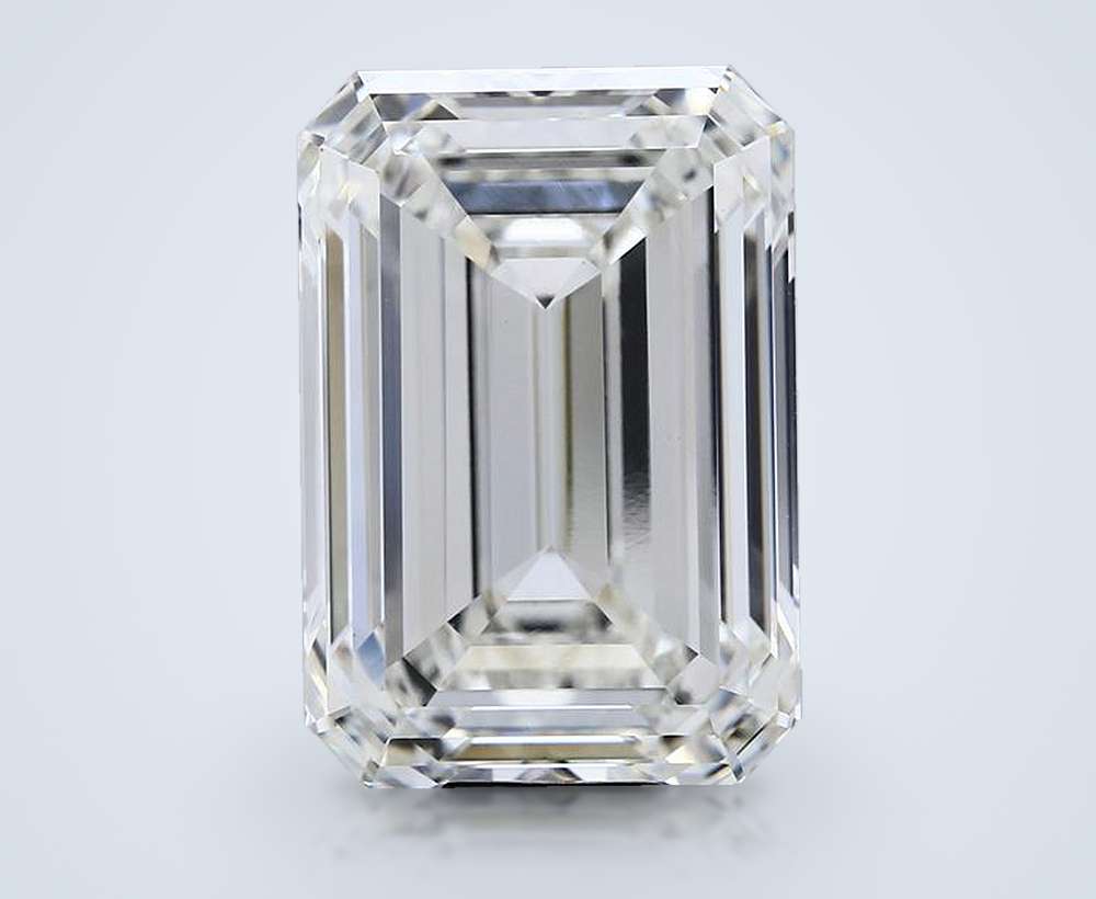 20.52ct H VS1 Rare Carat Ideal Cut Emerald Lab Grown Diamond