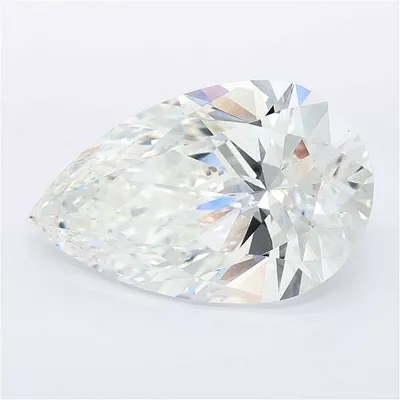 12.03ct F VVS2 Rare Carat Ideal Cut Pear Lab Grown Diamond