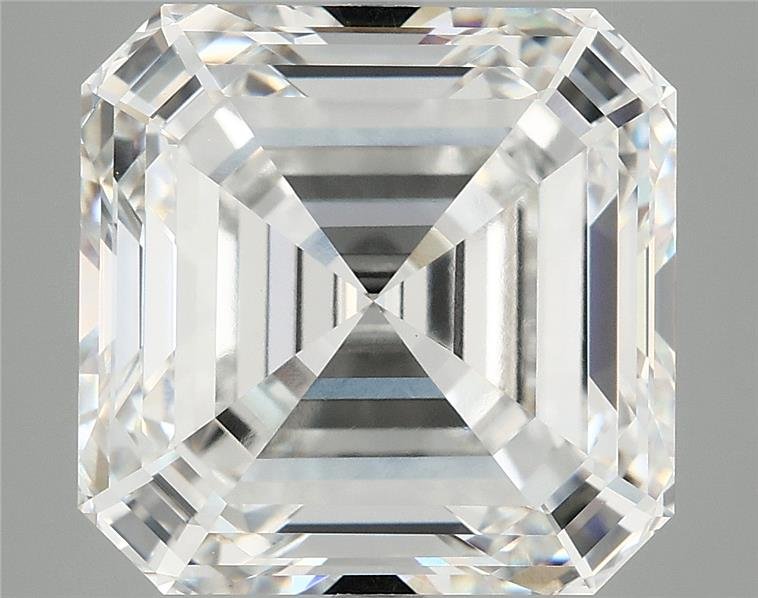 10.18ct F VVS2 Excellent Cut Asscher Lab Grown Diamond