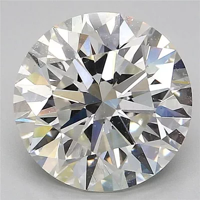 4.02ct H VS2 Rare Carat Ideal Cut Round Diamond