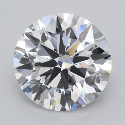 1.94ct D FL Rare Carat Ideal Cut Round Lab Grown Diamond